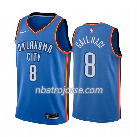 Män Oklahoma City Thunder Tröja Danilo Gallinari 8 2019-20 Nike Icon Edition Swingman